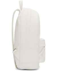 Pb 0110 White Leather Ca 7 Backpack