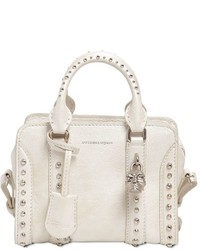 Alexander McQueen Mini Padlock Pearlized Leather Bag