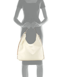 Rebecca Minkoff Bryn Leather Hobo Bag Antique White