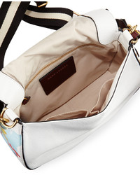 Marc Jacobs Collage Leather Saddle Bag Off White