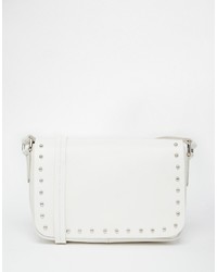 Asos Collection Leather Stud Cross Body Bag
