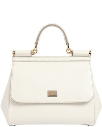 Dolce & Gabbana Medium Sicily Dauphine Leather Bag