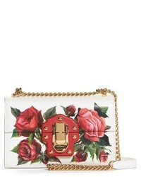 Dolce & Gabbana Dolcegabbana Small Lucia Leather Shoulder Bag White