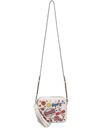 Anya Hindmarch Ivory Leather Stickers Bag