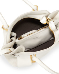 Nina Ricci Marche Extra Small Leather Satchel Bag Ivory