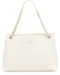 Tory Burch Marion Chain Strap Shoulder Slouch Bag New Ivory