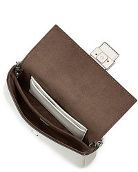 Fendi Micro Baguette Leather Shoulder Bag