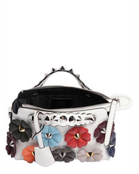 Fendi Mini By The Way Flowers Leather Bag