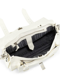 Proenza Schouler Ps1 Medium Leather Satchel Bag White