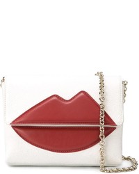 Sara Battaglia Lips Cross Body Bag