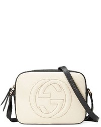 Gucci Soho Leather Shoulder Bag White