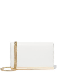 Diane von Furstenberg Soire Leather Shoulder Bag White