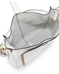 Rebecca Minkoff Unlined Leather Feed Bag White