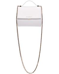 Givenchy White Mini Pandora Box Bag