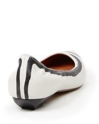 Lanvin Pointy Leather Ballet Flats