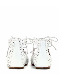 Tabitha Simmons Willa Perforated Leather Ballerinas