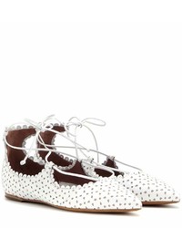 Tabitha Simmons Willa Perforated Leather Ballerinas