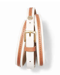 Ann Taylor Two Tone Skinny Leather Belt