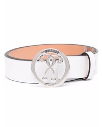 Moschino Logo Plaque Buckle Fastening Belt