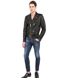 DSquared Soft Leather Biker Jacket