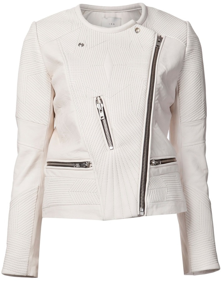IRO Efia Biker Jacket, $1,245 | farfetch.com | Lookastic