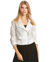 Kiind Of Perforated Faux Leather Moto Jacket