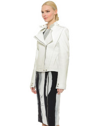 Sally Lapointe Leather Bomber Jacket