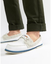 Sperry Topsider Nautical Boat Shoes In White