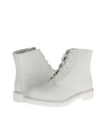 Shellys London Groellan Lace Up Boots White