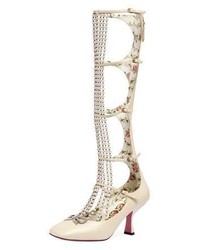 Gucci Taide Pearlescent Caged Boot