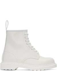 Dr. Martens White 1460 Mono Boots