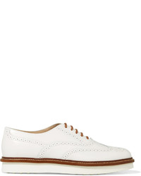 Tod's Leather Brogues White