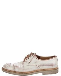 Jimmy Choo Leather Distressed Brogues