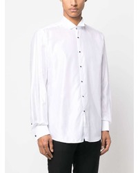 Karl Lagerfeld Long Sleeve Wingtip Collar Shirt