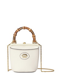 Gucci Mini Marina Leather Bucket Bag