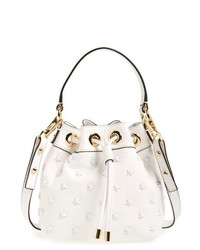 Milly Small Leather Bucket Bag