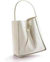 3.1 Phillip Lim Soleil Large Drawstring Bucket Bag Off White