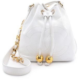 What Goes Around Comes Around Vintage Chanel Caviar Bucket Bag