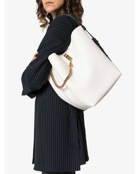 Givenchy White Gv Leather Bucket Bag
