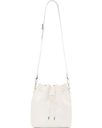 Proenza Schouler White Leather Medium Bucket Bag