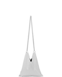MM6 MAISON MARGIELA White Shiny Japanese Shoulder Bag