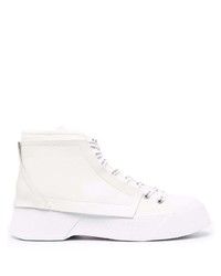 JW Anderson Logo Print Laces Ankle Boots