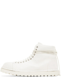Marsèll Off White Gomme Pallottola Lace Up Boots