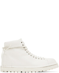 Marsèll Off White Gomme Pallottola Lace Up Boots