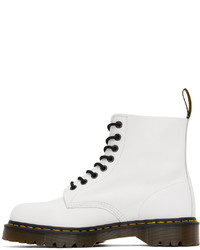 Dr. Martens White 1460 Pascal Bex Boots