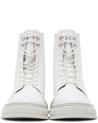 Viron White Apple Leather 1992 Boots