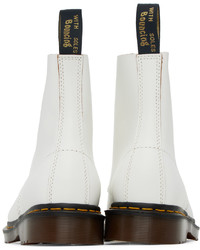 Dr. Martens White Made In England 1460 Vintage Boots