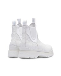 prada white chelsea boots