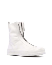 Ann Demeulemeester Dual Zip Front Ankle Boots