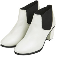 Topshop Madness Leather Chelsea Boots